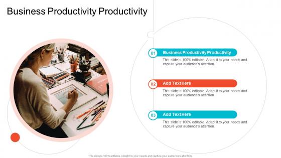 Business Productivity Productivity In Powerpoint And Google Slides Cpb