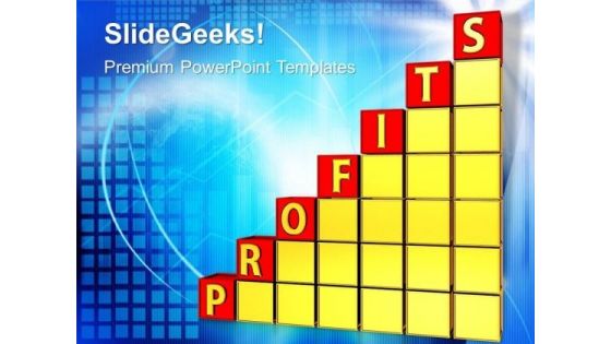 Business Profit Graph PowerPoint Templates And PowerPoint Themes 1012