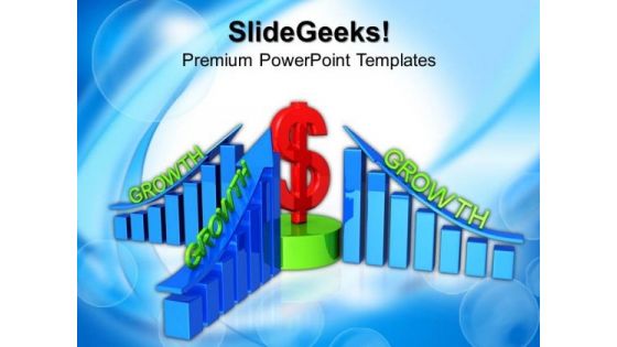 Business Profits Growth PowerPoint Templates And PowerPoint Themes 1012