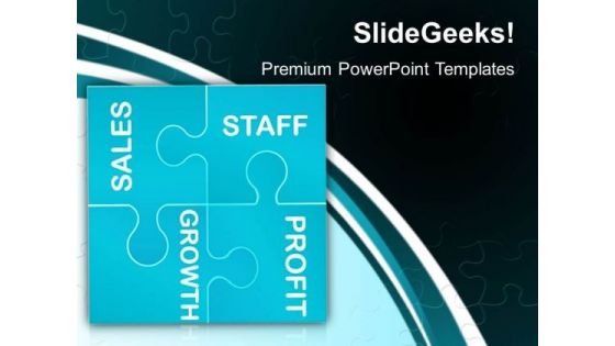 Business Puzzle Marketing PowerPoint Templates And PowerPoint Themes 0412