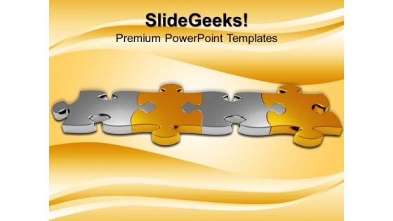 Business Puzzle PowerPoint Templates And PowerPoint Themes 0812