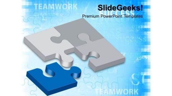 Business Puzzle Teamwork PowerPoint Templates And PowerPoint Themes 0412