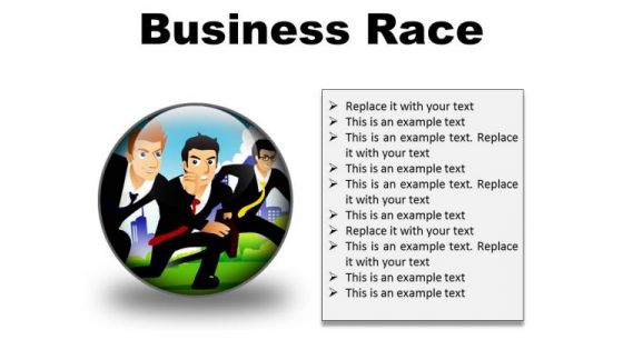 Business Race Competition PowerPoint Presentation Slides C