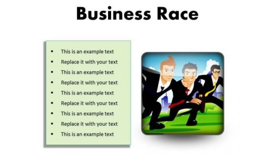 Business Race Competition PowerPoint Presentation Slides S