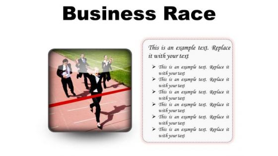 Business Race Success PowerPoint Presentation Slides S