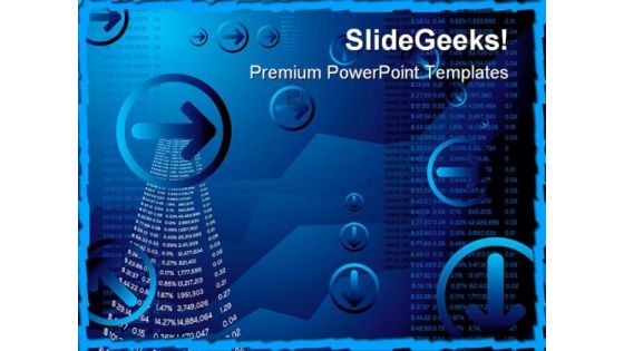 Business Results Abstract PowerPoint Themes And PowerPoint Slides 0511