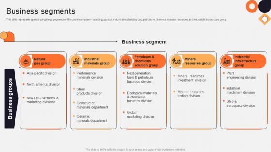 Business Segments Vehicle Manufacturing Company Profile CP SS V Business Segments Vehicle Manufacturing Company Profile CP SS V