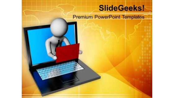 Business Should Based On Technology PowerPoint Templates Ppt Backgrounds For Slides 0613