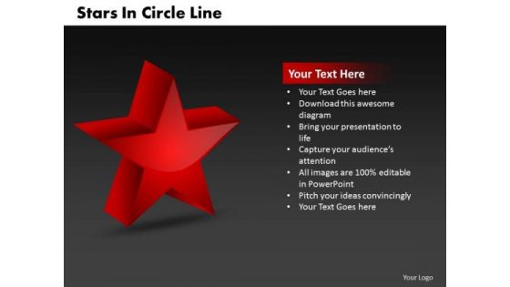 Business Signs PowerPoint Templates Business Stars In Circle Line Ppt Slides