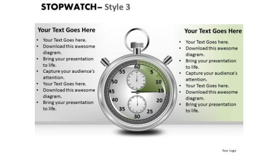 Business Stopwatch 3 PowerPoint Slides And Ppt Diagram Templates