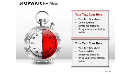 Business Stopwatch Misc PowerPoint Slides And Ppt Diagram Templates