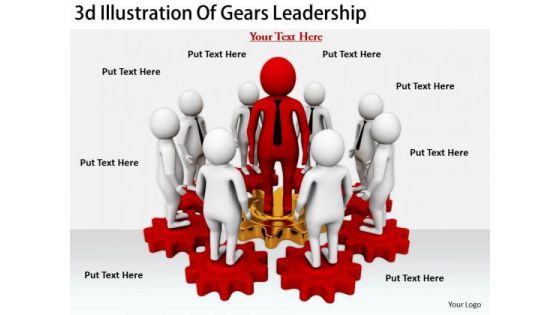 Business Strategy And Policy 3d Illustration Of Gears Leadership Adaptable Concepts