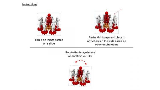 Business Strategy And Policy 3d Illustration Of Gears Leadership Adaptable Concepts