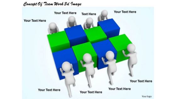 Business Strategy Concept Of Team Work 3d Image Basic Concepts
