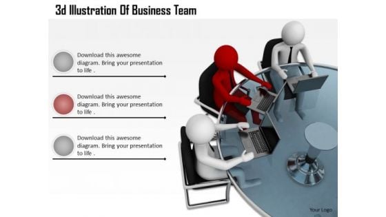 Business Strategy Consultant 3d Illustration Of Team Adaptable Concepts