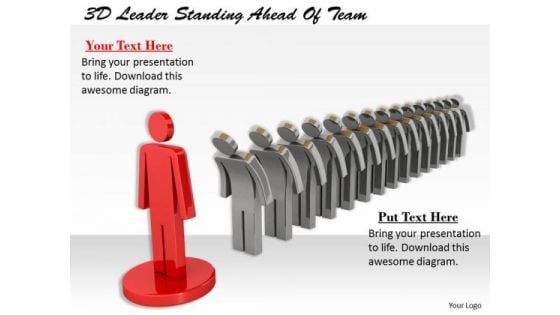 Business Strategy Consultant 3d Leader Standing Ahead Of Team Character Modeling Business Strategy Consultant 3d Leader Standing Ahead Of Team Character Modeling