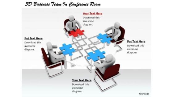 Business Strategy Consultant 3d Team Conference Room Character Business Strategy Consultant 3d Team Conference Room Character