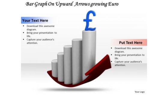Business Strategy Consultants Bar Graph Upward Arrow Growing Euro Pictures