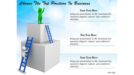 Business Strategy Consultants Choose The Top Position 3d Character Modeling Business Strategy Consultants Choose The Top Position 3d Character Modeling