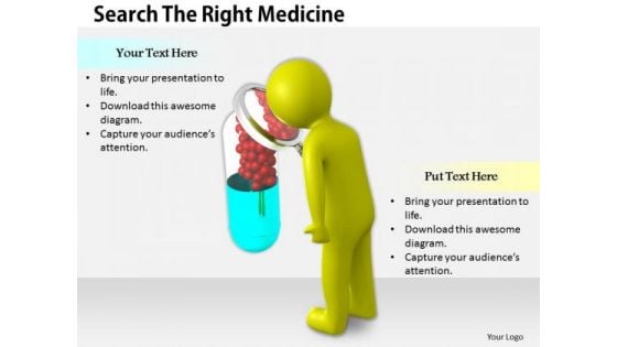 Business Strategy Examples Search The Right Medicine 3d Characters