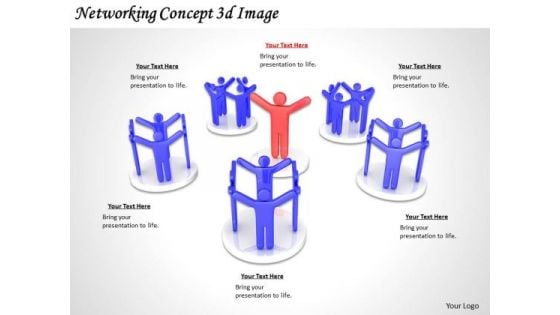 Business Strategy Execution Networking Concept 3d Image Adaptable Concepts