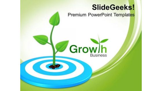 Business Strategy For Targetting Growth PowerPoint Templates Ppt Backgrounds For Slides 0313