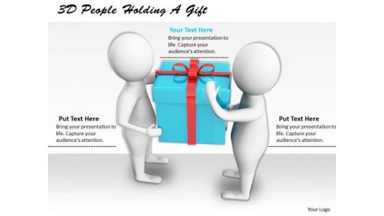 Business Strategy Formulation 3d People Holding Gift Basic Concepts