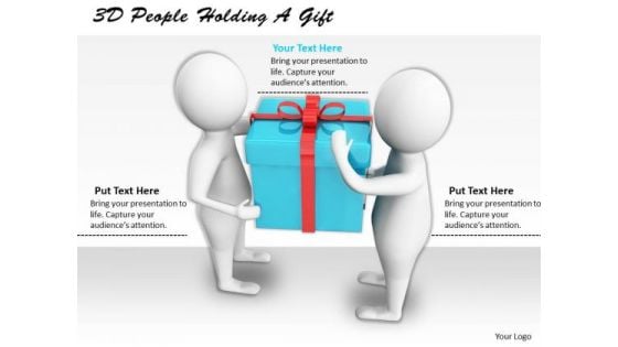 Business Strategy Formulation 3d People Holding Gift Basic Concepts