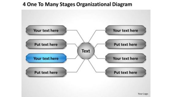Business Strategy Formulation Many Stages Organizational Diagram Creative Marketing Concepts
