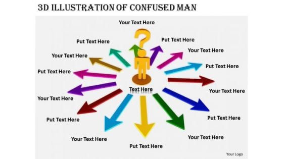 Business Strategy Innovation 3d Illustration Of Confused Man Concepts Business Strategy Innovation 3d Illustration Of Confused Man Concepts