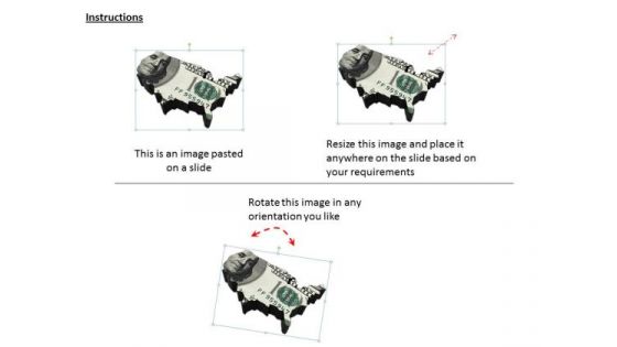 Business Strategy Model American Map With Dollar Image Images