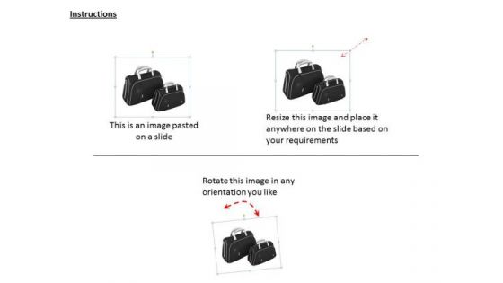 Business Strategy Model Travel Bags Icons