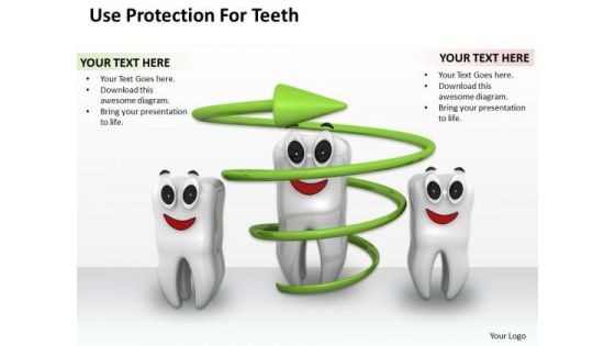 Business Strategy Model Use Protection For Teeth Icons