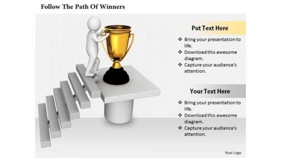 Business Strategy Plan Follow The Path Of Winners Basic Concepts