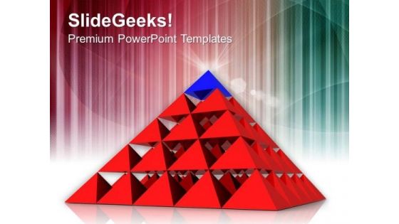 Business Strategy Pyramid PowerPoint Templates Ppt Backgrounds For Slides 0413