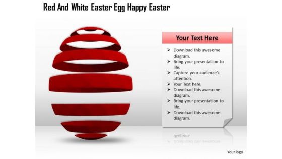 Business Strategy Red And White Easter Egg Happy Images