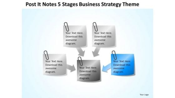 Business Strategy Review Theme Ppt Non Profit Plan Template Free PowerPoint Slides