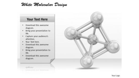 Business Strategy White Molecular Design Success Images