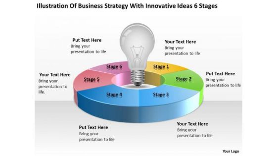 Business Strategy With Innovative Ideas 6 Stages Ppt Online Plans PowerPoint Slides