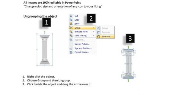 Business Strength Pillars PowerPoint Slides And Ppt Diagram Templates