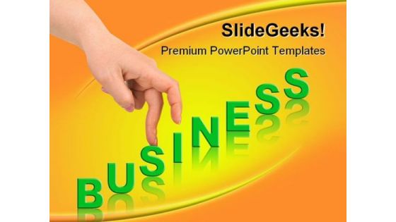 Business Success People PowerPoint Template 1010