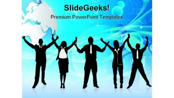 Business Success People PowerPoint Themes And PowerPoint Slides 0711