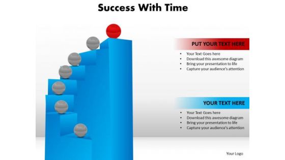 Business Success PowerPoint Templates Business Steps To Reach Success With Time Ppt Slides