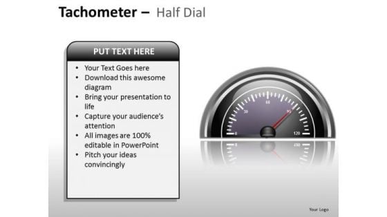 Business Tachometer Half Dial PowerPoint Slides And Ppt Diagram Templates