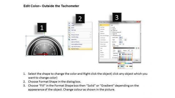 Business Tachometer Half Dial PowerPoint Slides And Ppt Diagram Templates
