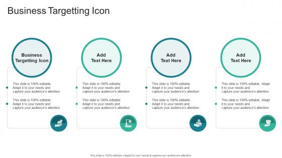 Business Targetting Icon In Powerpoint And Google Slides Cpb