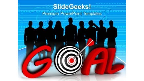 Business Team Achieved Goals And Target PowerPoint Templates Ppt Backgrounds For Slides 0513