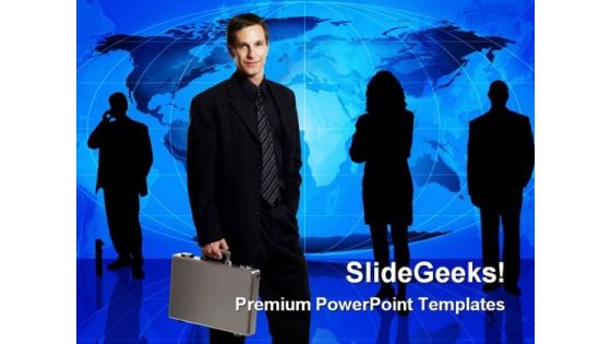 Business Team Global PowerPoint Themes And PowerPoint Slides 0311
