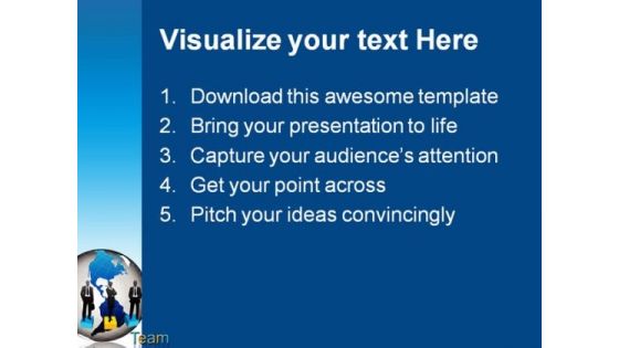Business Team People PowerPoint Template 1010