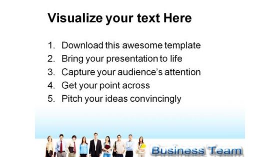 Business Team People PowerPoint Templates And PowerPoint Backgrounds 1011
